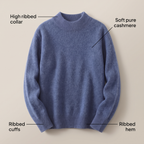 Cashmere Mock Neck Sweater