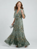 Halter Neck Floral Maxi Dress with Flowing Fit