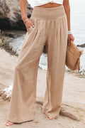 Women's Pants with High Waist and Wide Leg Fit