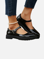 Glossy Mary Jane Loafers for Effortless Elegance and Comfort
