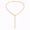Aveline Chain Lariat Necklace