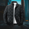 Lightweight Men's Quilted Transitional Jacket with Stand-Up Collar