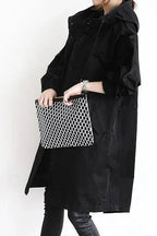 Urban Waterproof Raincoat with Oversized Breathable Hood for Women