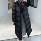 Waterproof Windproof Long Winter Parka for Women with Hood and Pockets