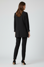 Open Front Structured Lapel Women's Blazer for Everyday Wear