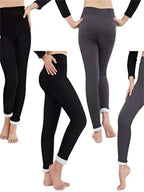 High Waist Fleece Lined Leggings for Women
