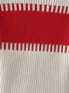 Colour-Block Striped Sweater with Relaxed Fit and Drop-Shoulder Design