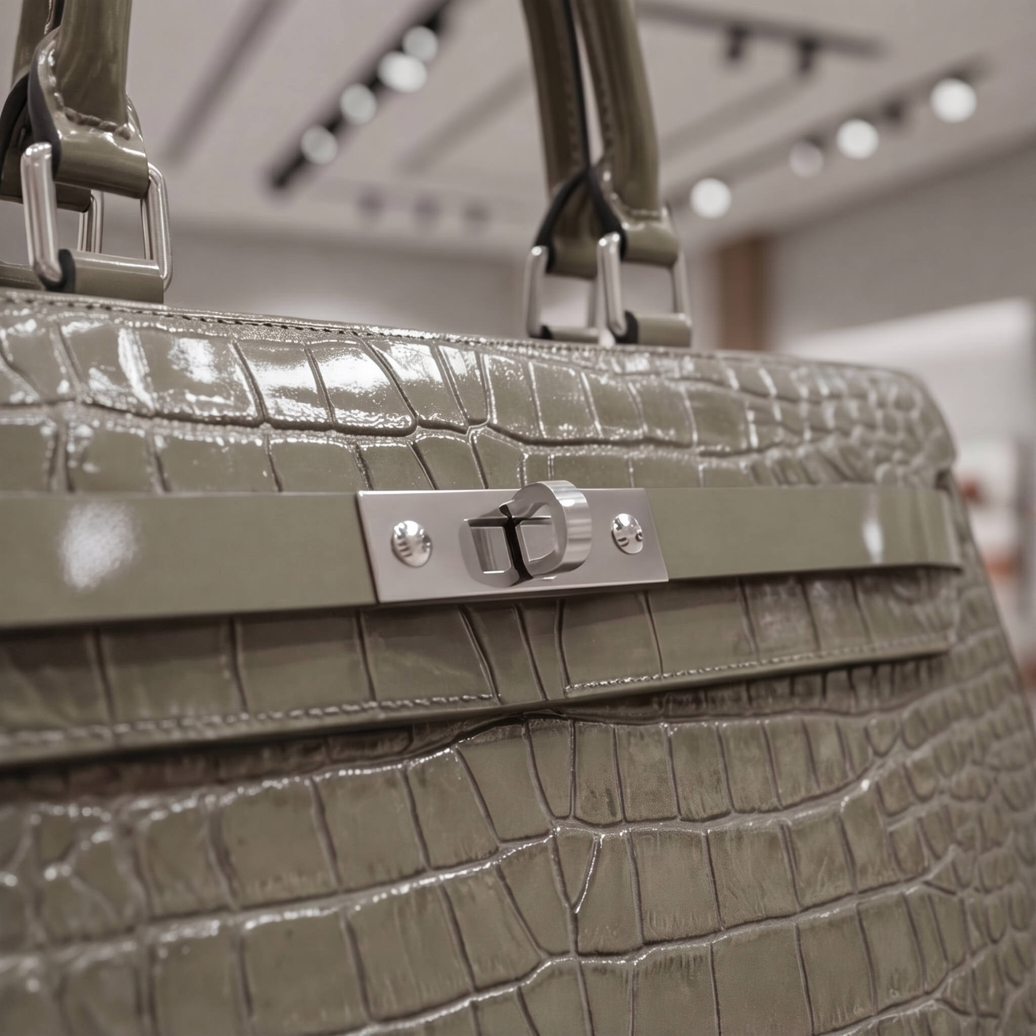 Seraphine Croc Tote Bag
