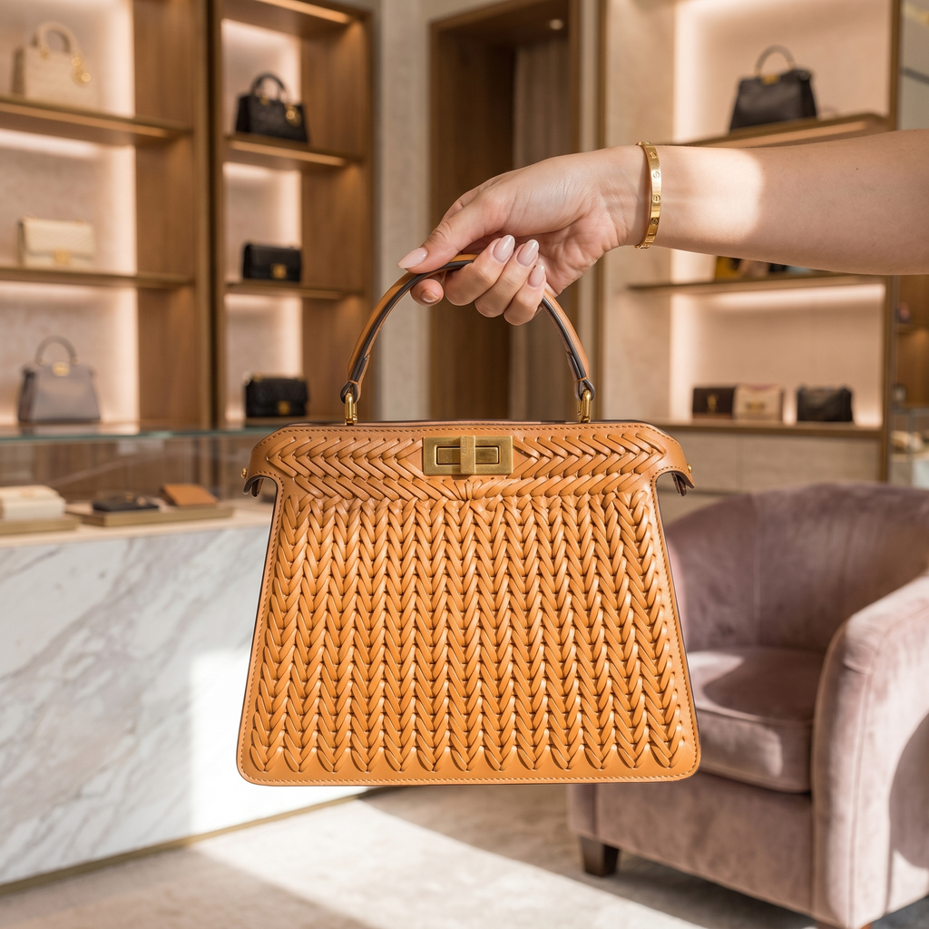 Lune Woven Handbag