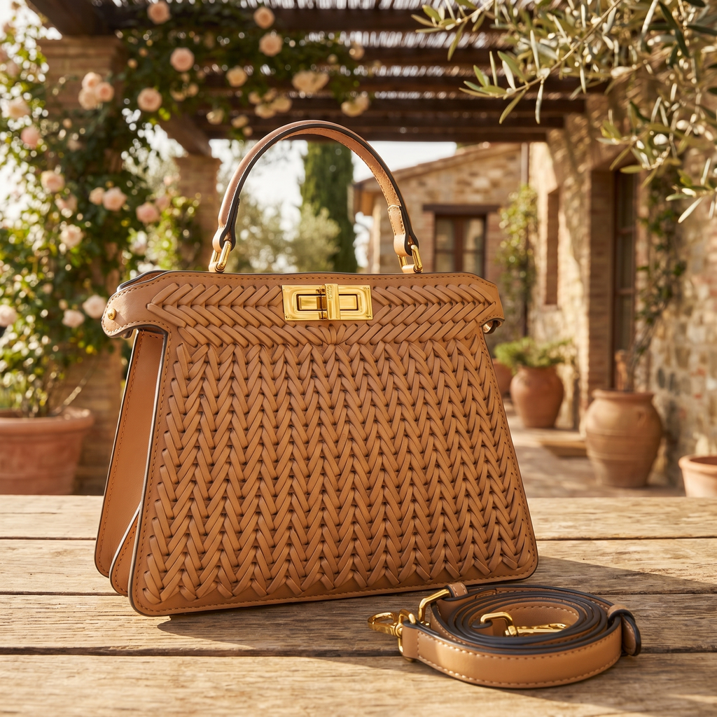 Lune Woven Handbag