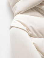 Lightweight Women's Winter Jacket with Hood and Hidden Pockets for Versatile Style