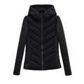 Lightweight Women's Winter Jacket with Hood and Hidden Pockets for Versatile Style