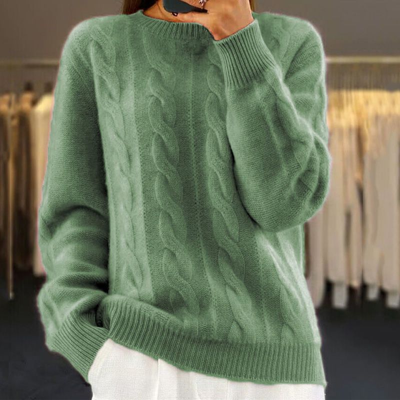 Premium Wool Women's Sweater – Elegant and Versatile Design for Year-Round Comfort