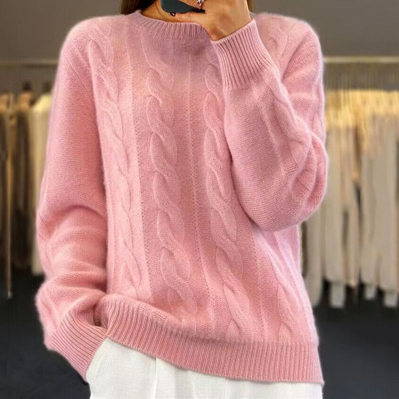 Premium Wool Women's Sweater – Elegant and Versatile Design for Year-Round Comfort