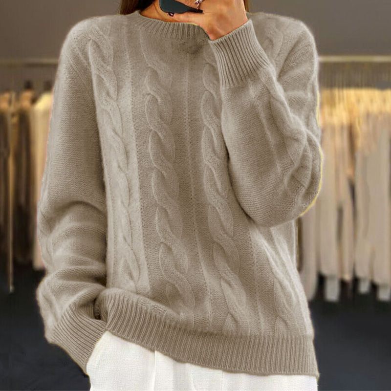 Premium Wool Women's Sweater – Elegant and Versatile Design for Year-Round Comfort