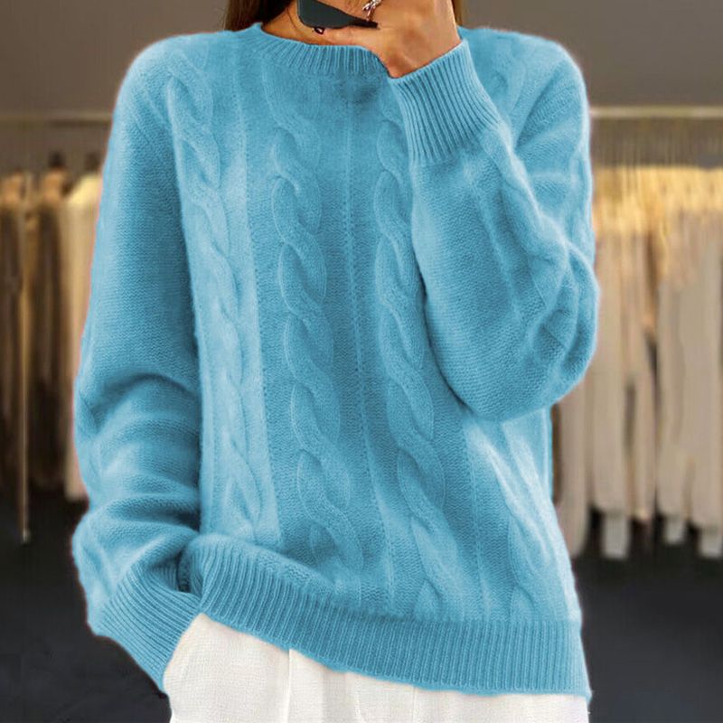 Premium Wool Women's Sweater – Elegant and Versatile Design for Year-Round Comfort