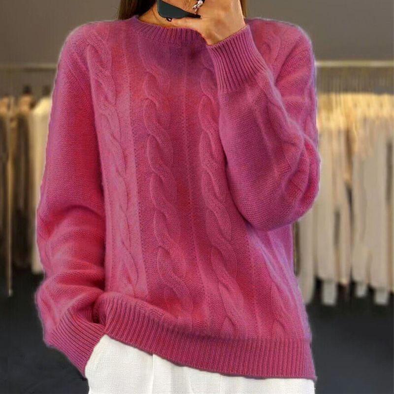 Premium Wool Women's Sweater – Elegant and Versatile Design for Year-Round Comfort