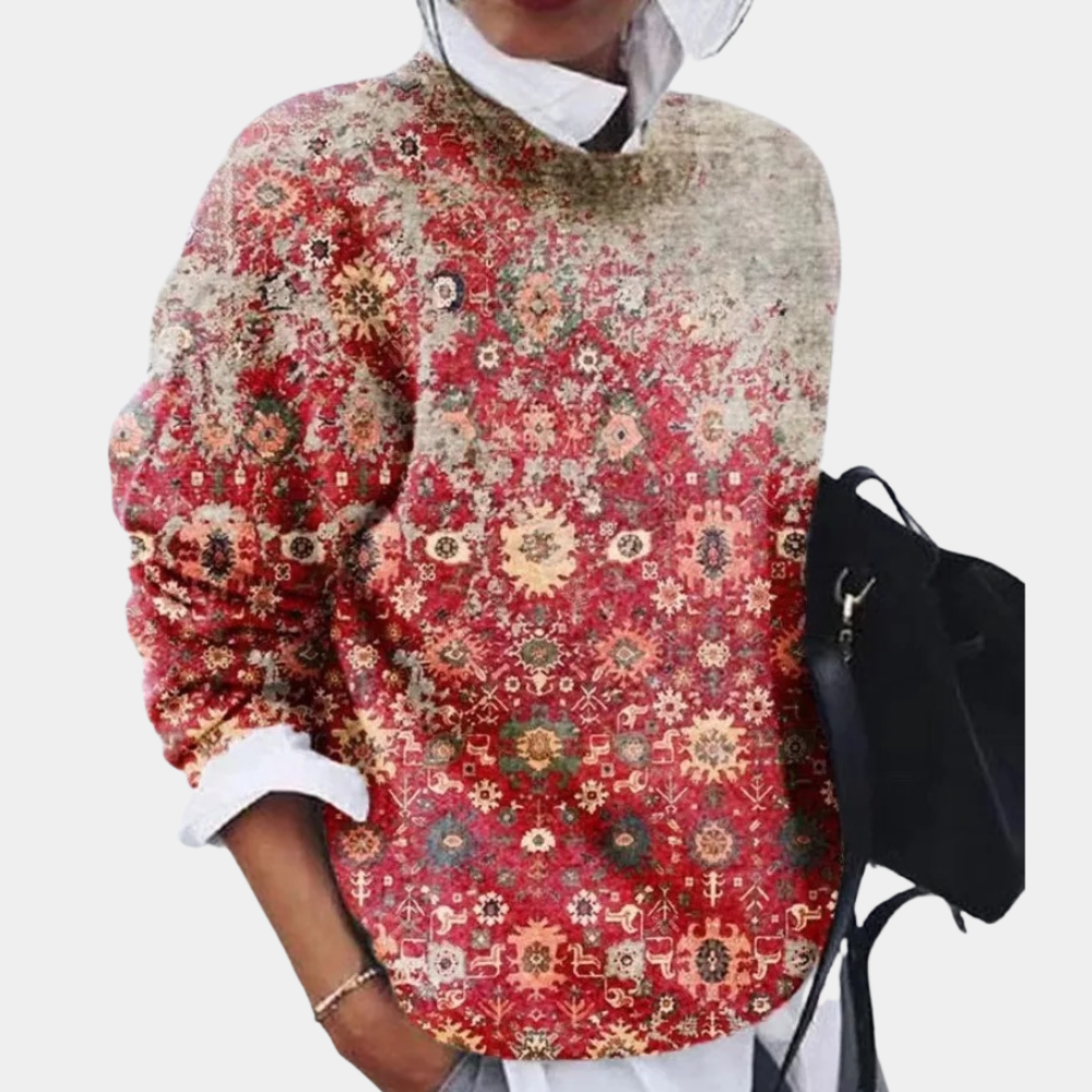 Elegant Vintage-Inspired Women's Spring Sweater - Lightweight and Stylish