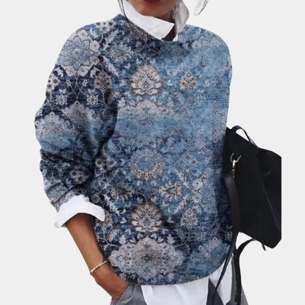Elegant Vintage-Inspired Women's Spring Sweater - Lightweight and Stylish